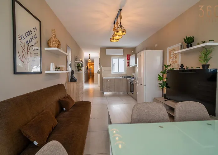 4br With Ac, Balcony, Wifi & Terrace By 360 Estates Apartament