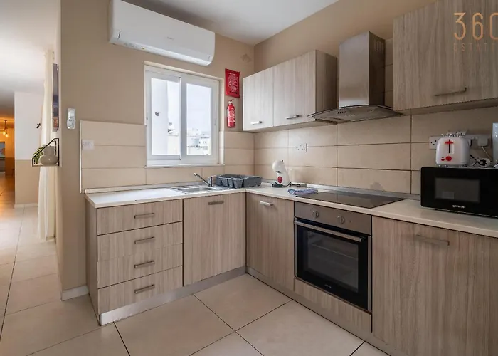 4br With Ac, Balcony, Wifi & Terrace By 360 Estates Apartament